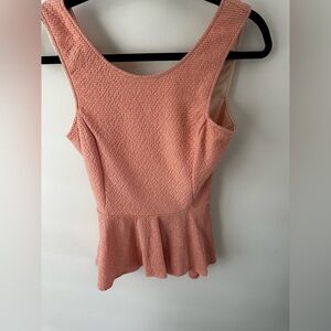Revolve peplum top. Open back. Never worn.
